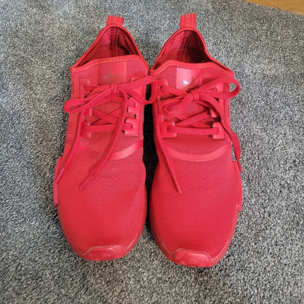 adidas Red Men's Athletic Sneakers
